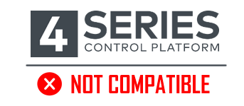 Crestron 4-Series Processors: Not Crestron 4-Series Compatability